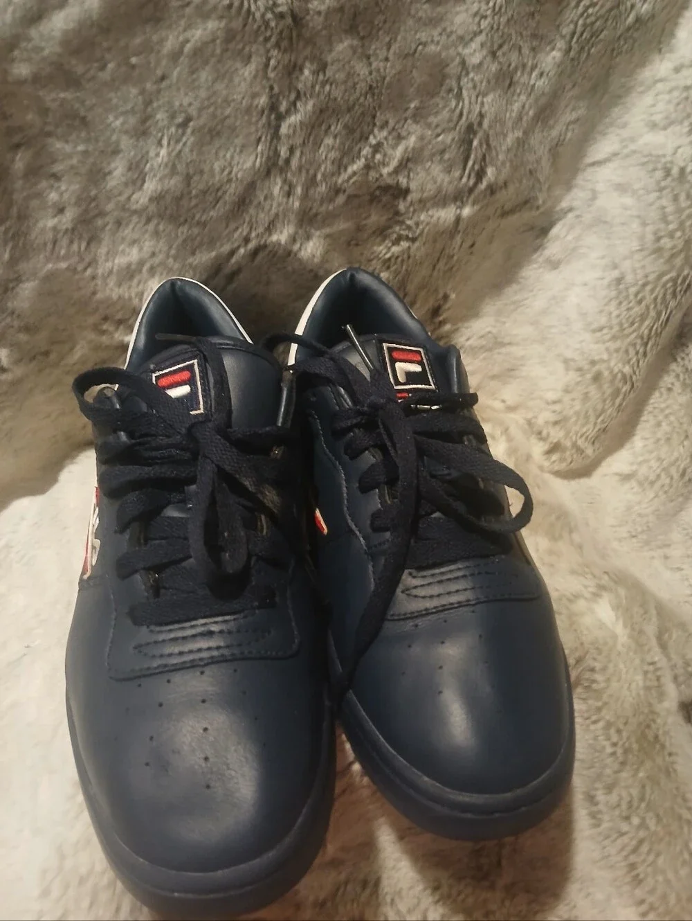 Fila Men's Navy Red White Athletic Sneakers